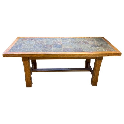 Slate Tile Top Coffee Table