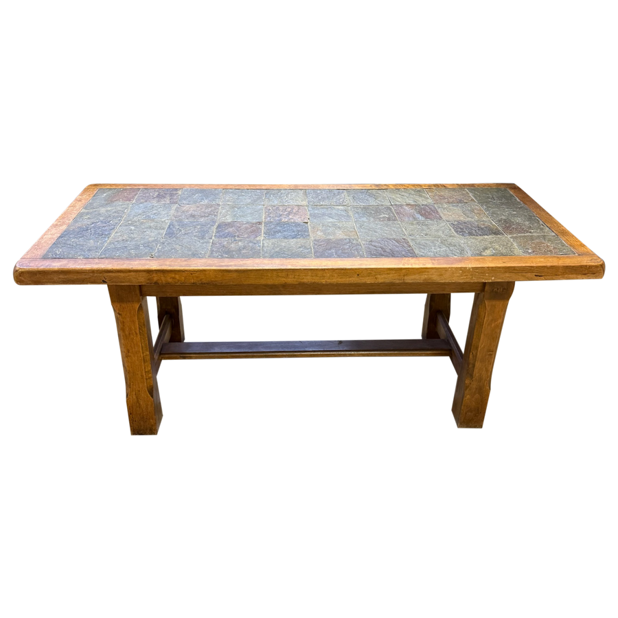 Slate Tile Top Coffee Table