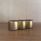 Triple Moon Silk Bench Ottoman