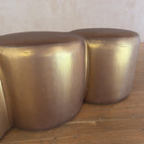 Triple Moon Silk Bench Ottoman
