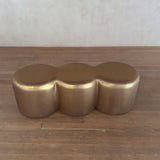 Triple Moon Silk Bench Ottoman