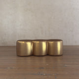 Triple Moon Silk Bench Ottoman