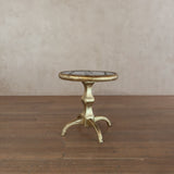 Gold Leaf Mosaic Side Table