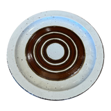 Two Tone Circles Ceramic Plate