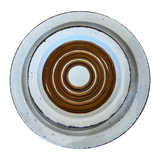 Two Tone Circles Ceramic Serving Dish