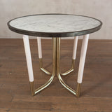 Brass and Blush Cafe Table