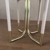 Brass and Blush Cafe Table