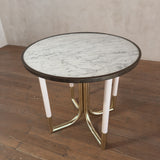 Brass and Blush Cafe Table