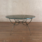 Jean Moreux Style Green Marble Dining Table