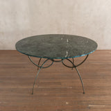 Jean Moreux Style Green Marble Dining Table