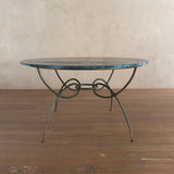 Jean Moreux Style Green Marble Dining Table
