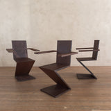Rust 'Z' Armchair