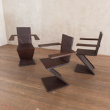 Rust 'Z' Armchair