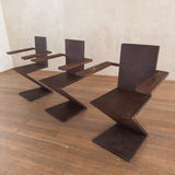 Rust 'Z' Armchair