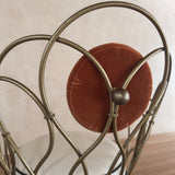 Pair of Custom Scrolled Iron Garden Chairs