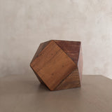 Geometric Wood Sculptural Object