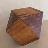 Geometric Wood Sculptural Object