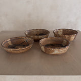 Set of 4 Scalloped Studio Pottery Bowls