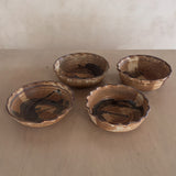 Set of 4 Scalloped Studio Pottery Bowls