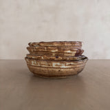 Set of 4 Scalloped Studio Pottery Bowls