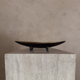 Ebony and Brass Decorative Footed Catch All
