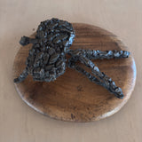 Gloria Heilman-C Bronze Figural Sculpture on Wood Base