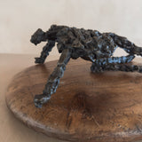 Gloria Heilman-C Bronze Figural Sculpture on Wood Base