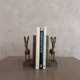 Pair of Brass Ibex Bookends