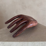 Medium Wood Open Palm Sculpture