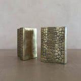 Pair of Brass Scaled Bookends