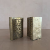 Pair of Brass Scaled Bookends
