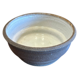 Textured Bowl with White Glazed Interior