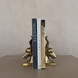 Pair of Brass Ibex Head Bookends