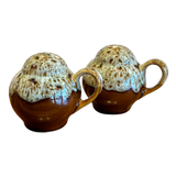 Speckled Ceramic S + P Shakers