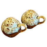Speckled Ceramic S + P Shakers