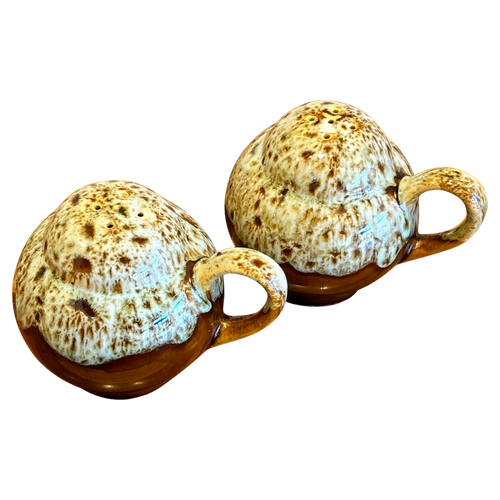 Speckled Ceramic S + P Shakers