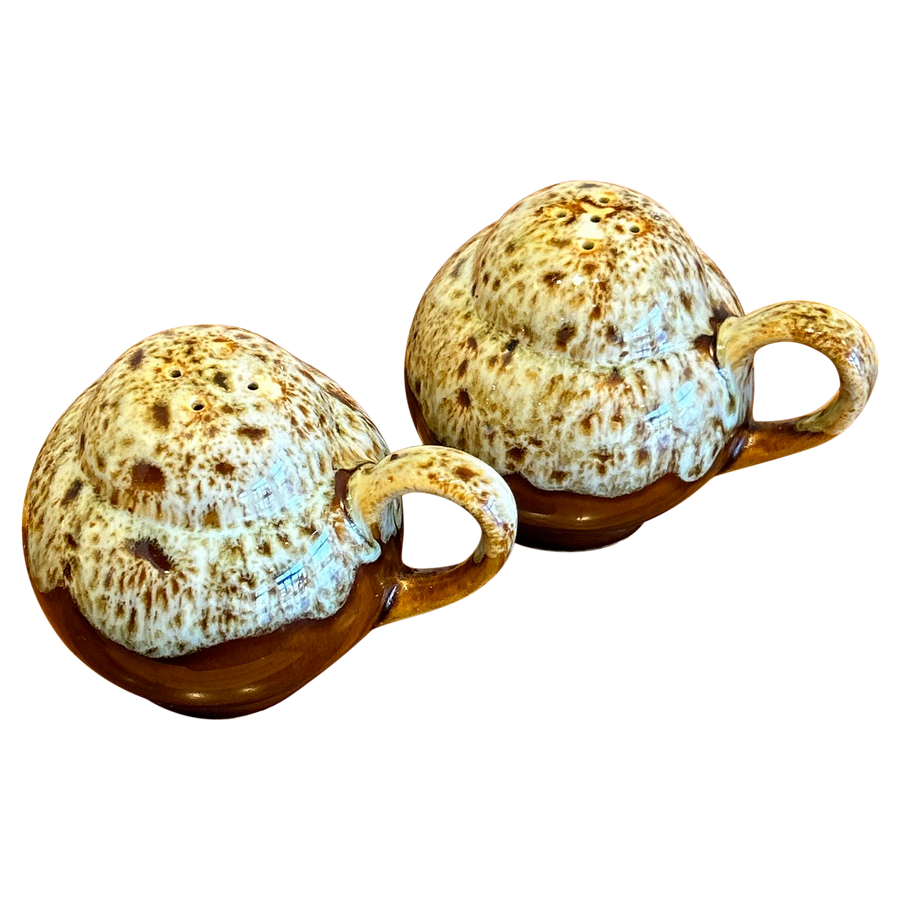 Speckled Ceramic S + P Shakers