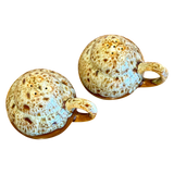 Speckled Ceramic S + P Shakers