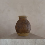Etched Studio Ceramic Vessel