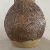 Etched Studio Ceramic Vessel