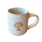 Handmade Speckled Ceramic Mushroom Mug