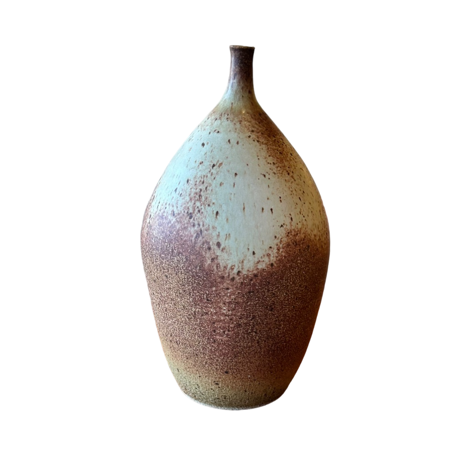 Tonal Specked Large Bud Vase