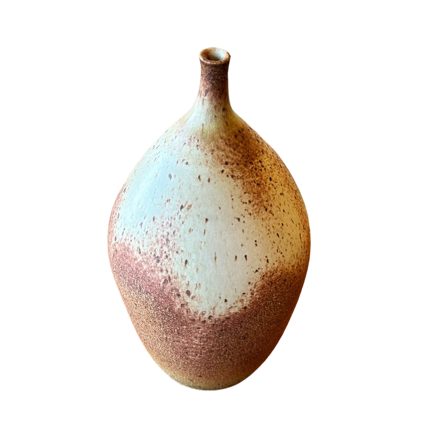 Tonal Specked Large Bud Vase