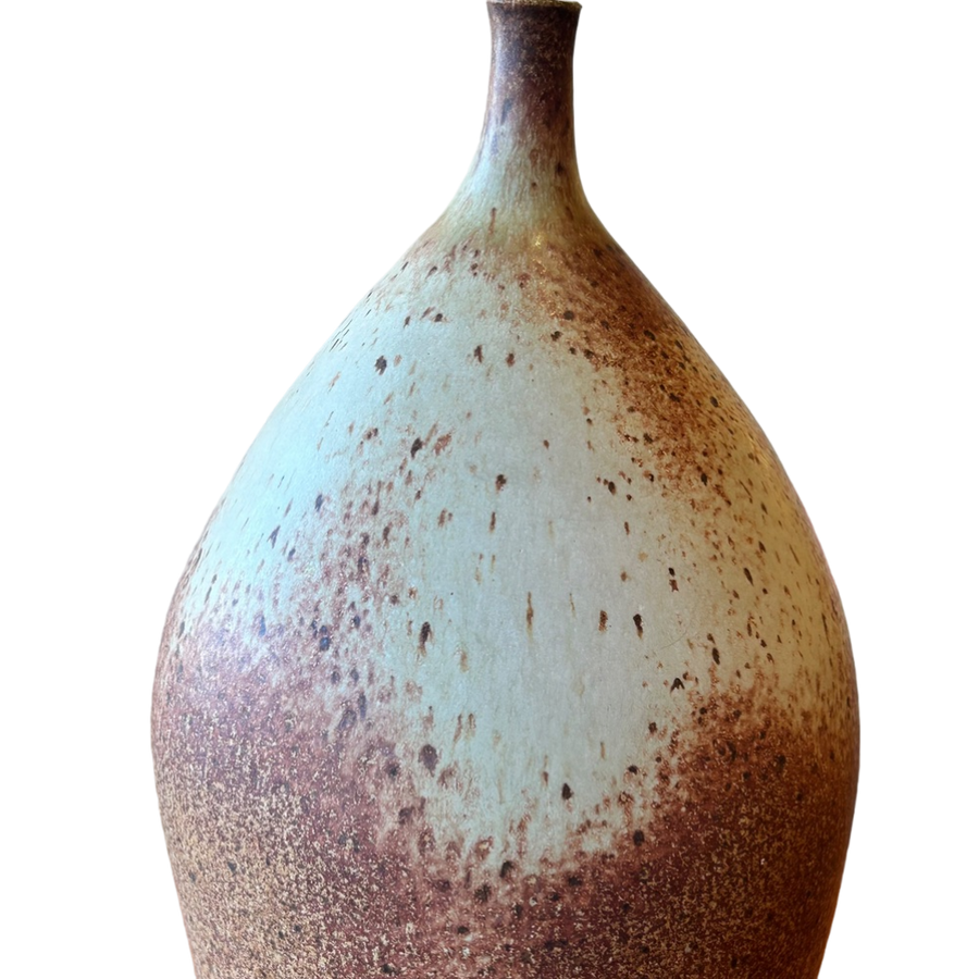 Tonal Specked Large Bud Vase