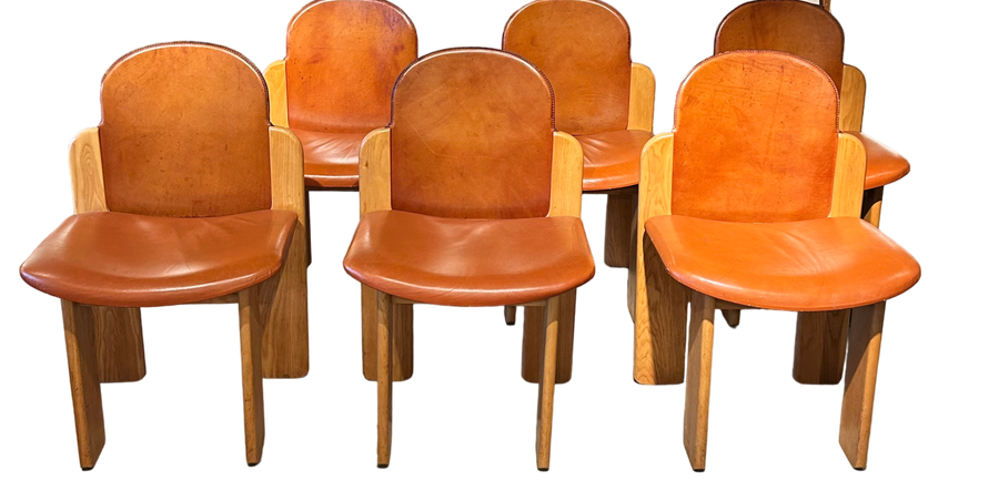 Set of 6 Dining Chairs by Silvio Coppola for Fratelli Montina