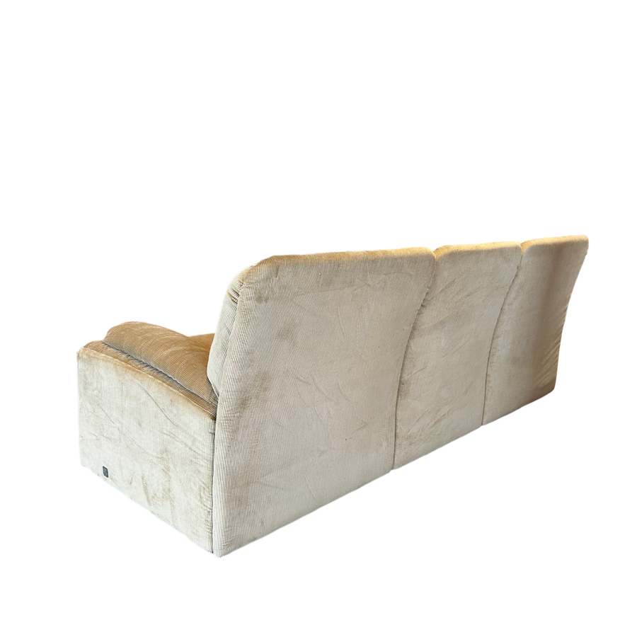 1970's Busnelli Velvet Sofa