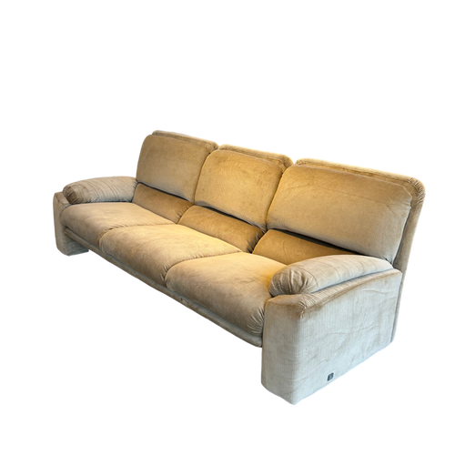 1970's Busnelli Velvet Sofa