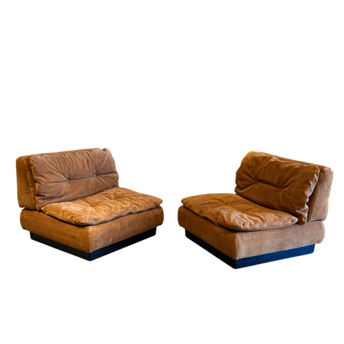 Pair of Modular P10 Proposals Sofa Pieces by Saporiti for Giovanni Offredi