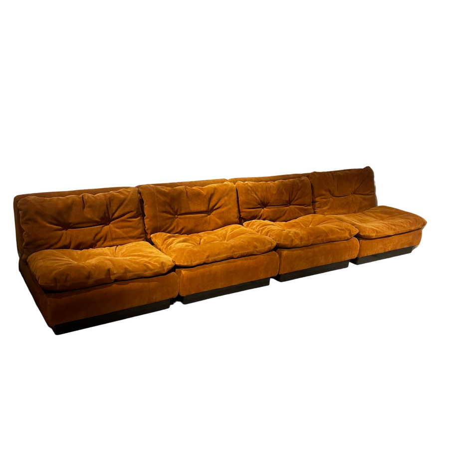 Pair of Modular P10 Proposals Sofa Pieces by Saporiti for Giovanni Offredi