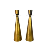 Pair of Vintage Brass Candlesticks